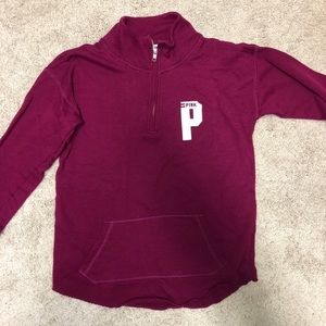 🦋Pink Quarter Zip